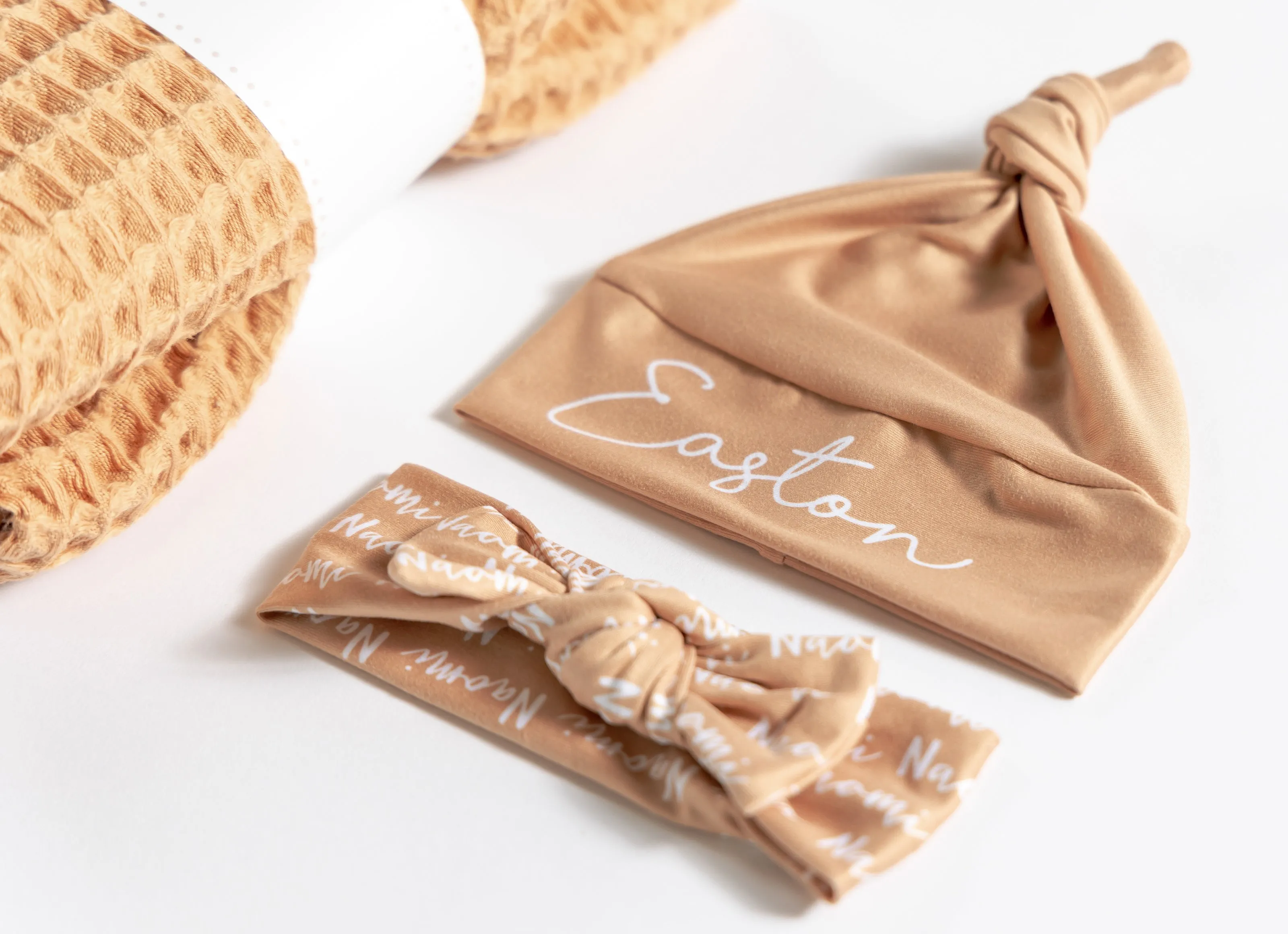 Waffle Blanket Set - Canyon
